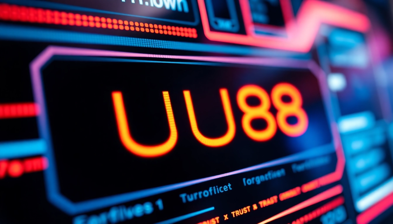 Secure UU88 online casino platform with bright interface and trustworthy design elements for user confidence