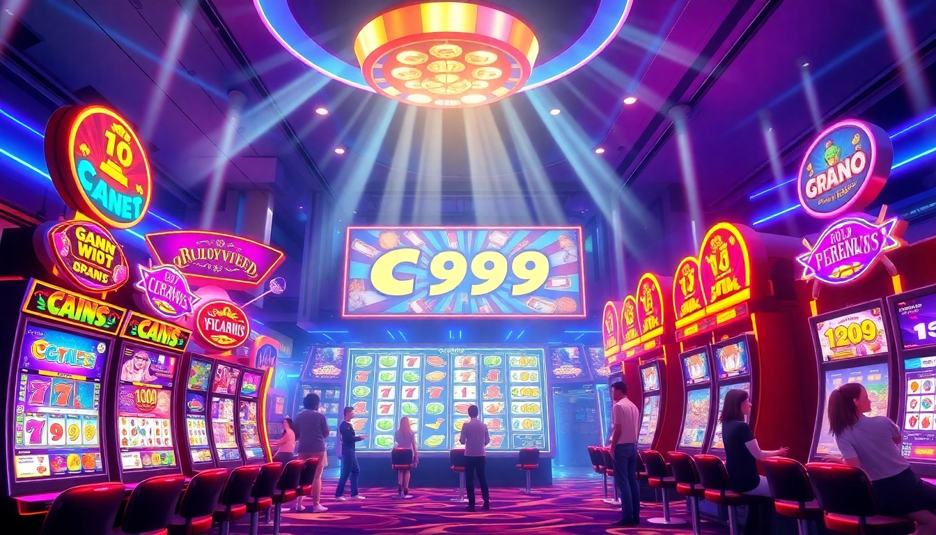 Engaging ck999 game slots with bright visuals and immersive casino ambiance to attract players effectively.