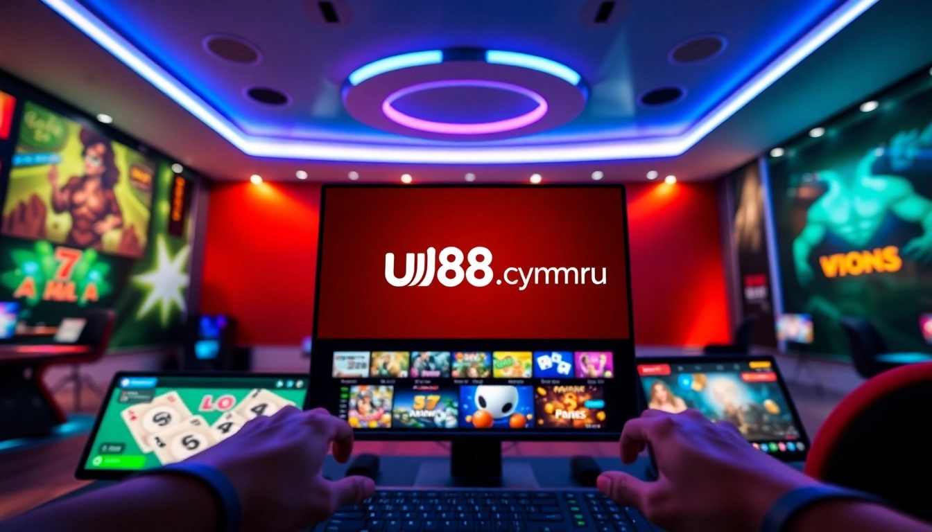 Screen showing dynamic betting options for uu88.cymru online platform with engaging visuals and vibrant graphics for user engagement.