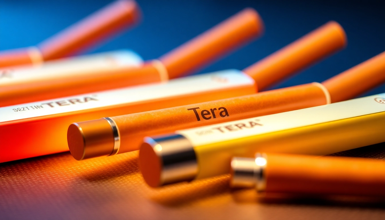 High-quality Terea sigara with colorful packaging designed for IQOS Iluma device, showcasing clean lines and modern aesthetic, for easy identification and usage.