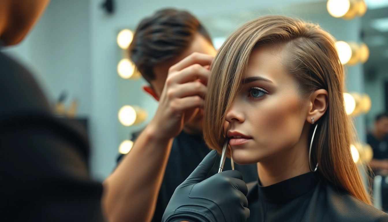 Technique matters when achieving precise haircuts, highlighting styling and barber tools in a