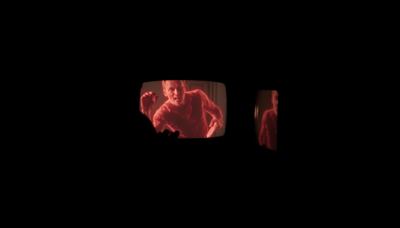 Captivating horror video scene with a chilling atmosphere and suspenseful visuals that grab viewers' attention.